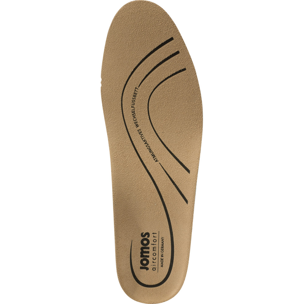 Jomos Air Comfort Leder Sandale Klett Verschluss Herrensandale Gr 41 45 beige