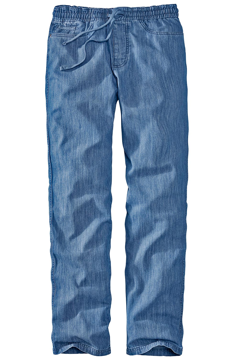 Eddie Bauer Herren Hose Dehnbund Jeans Strech Comfort Bund Jeanshose blau M